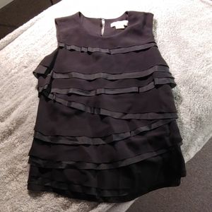 Michael Kors Women's Sleeveless Black Top Small